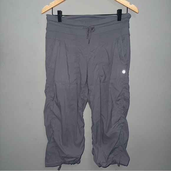 Lululemon Athletica Blurred Gray Dance Studio Cropped Pants Size 6 - Picture 3 of 7